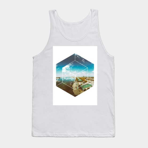 Geometric-Boardwalk Tank Top by Rafael Enrique